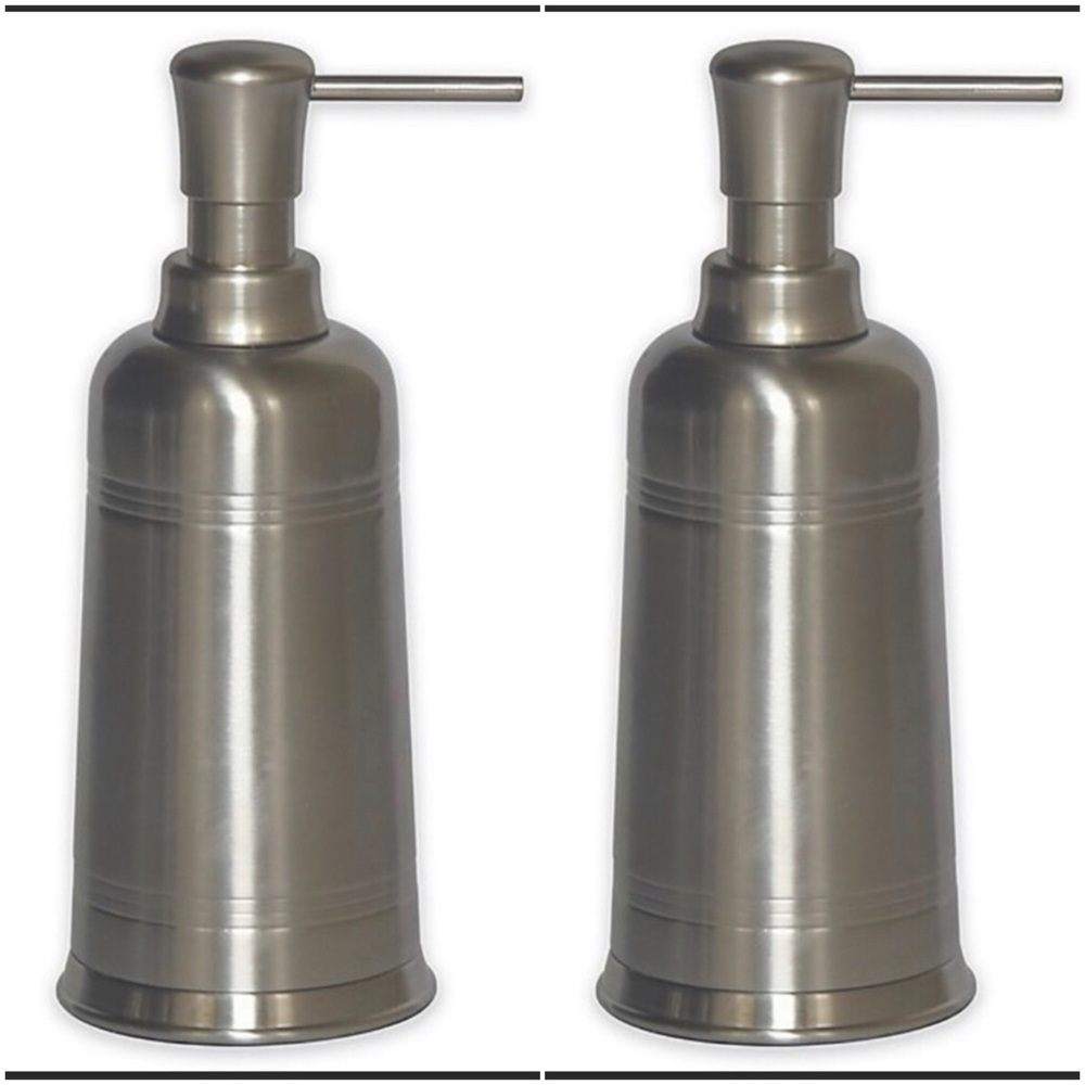 2 Salzburg Lotion/Soap Dispenser Stainless Steel